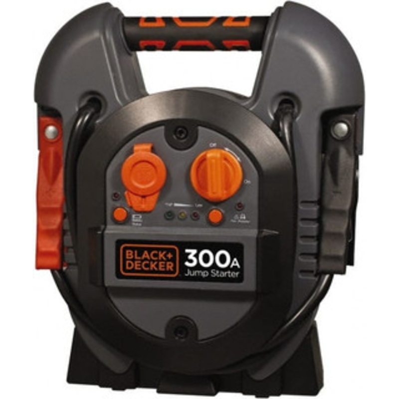 Black & Decker 12 Volt Jump Starter 300 Amps, 600 Peak Amps J312B - 37672219