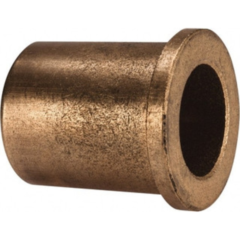 Boston Gear 1 Inside x 1-3/8 Outside Diam, Oil Impregnated Bronze Sleeve Bearing 1-5/8 Flange Outside Diam, 3/16 Flange Thickness, 1-3/4 OAL 35684 - 06455307