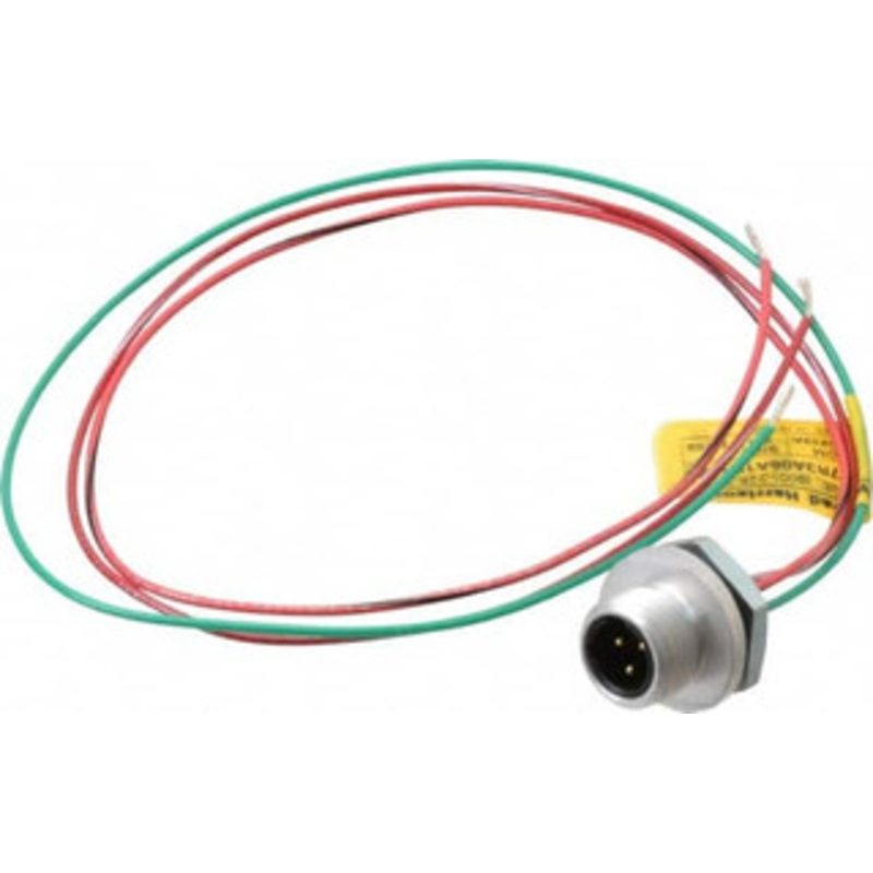 Brad Harrison - Molex 4 Amp, 1/2-20 UNF Male Straight Receptacle 250 VAC/VDC, 0.31m Cable Length, IP67 Ingress Rating 7R3A06A19A120 - 09541368