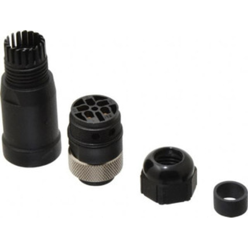 Brad Harrison - Molex 8 Amp, Male Straight Field Attachable Connector Sensor and Receptacle 600 VAC/VDC, IP67 Ingress Rating 1A5002-34 - 09542408