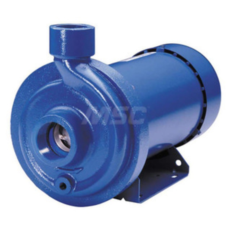 Goulds Water Technology Straight Pumps, Current Type: AC, Input Voltage: 208/230/460, Amperage Rating: 3.5-3.4/1.7, Phase: 3, Horsepower: 1, Motor Type: TEFC 100MC1E5C0 - 20518569