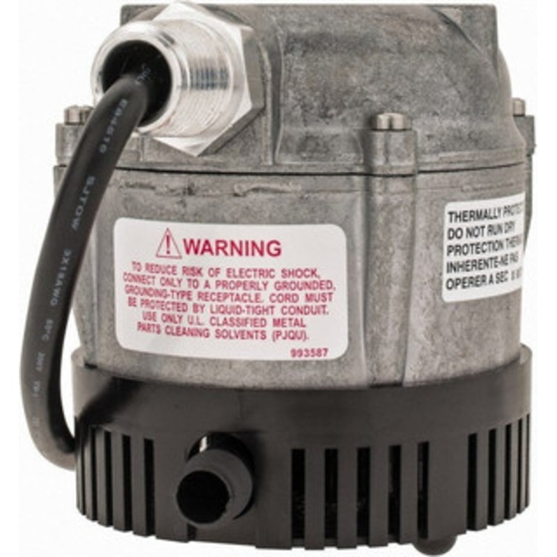 Little Giant 1.1 Amp Rating, 115 Volt, Electric Button Submersible Pump Cast Aluminum Housing 501020 - 09409186