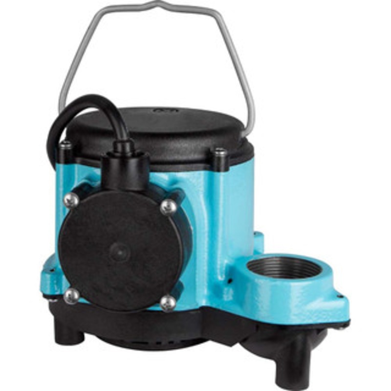 Little Giant Submersible, Sump & Sewage Pumps, Type: Sump Pump, Operation: Manual, Voltage: 115, Amperage Rating: 10, Horsepower: 0.40, Outlet Size: 1-1/2 (Inch) 508058 - 07171101