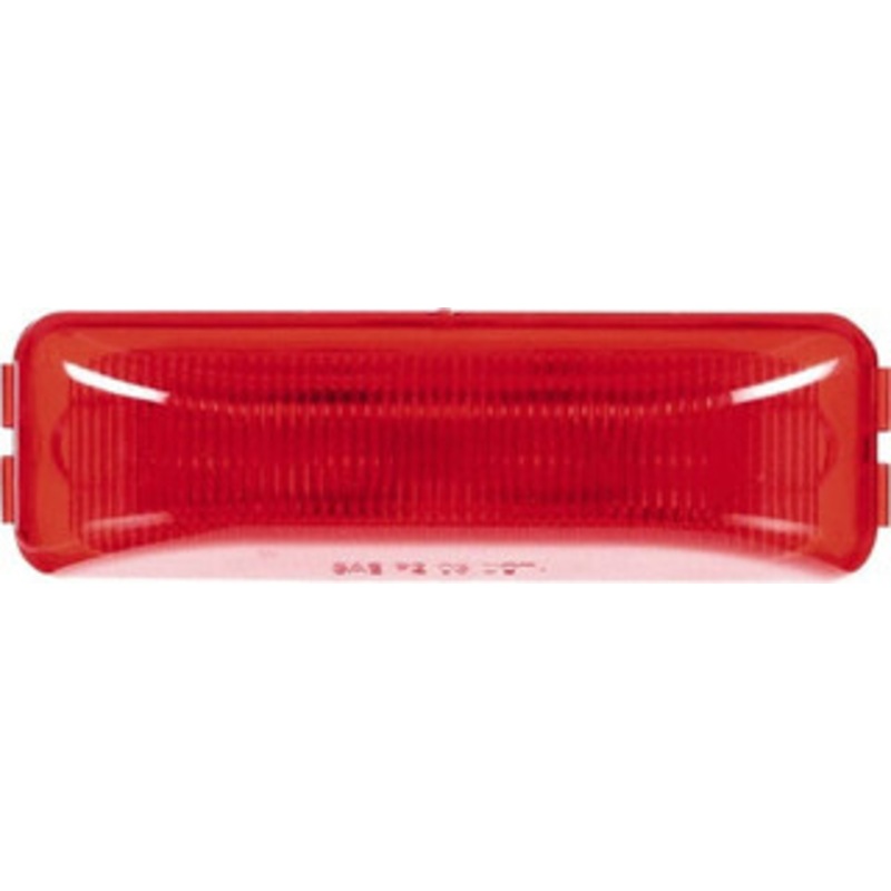 Truck-Lite 4 Long Marker Clearance 12 Volt, LED, Rectangular Lens, Red 1960 - 39603360