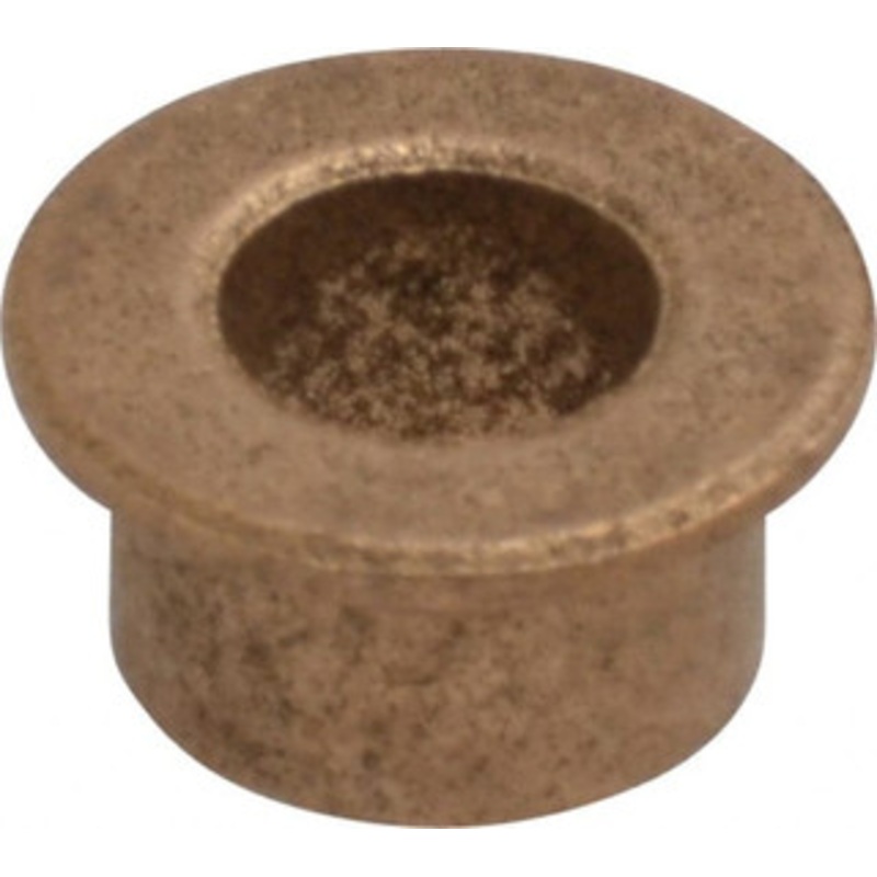 Boston Gear 1/4 Inside x 3/8 Outside Diam, Oil Impregnated Bronze Sleeve Bearing 1/2 Flange Outside Diam, 3/64 Flange Thickness, 1/4 OAL 35526 - 06454367