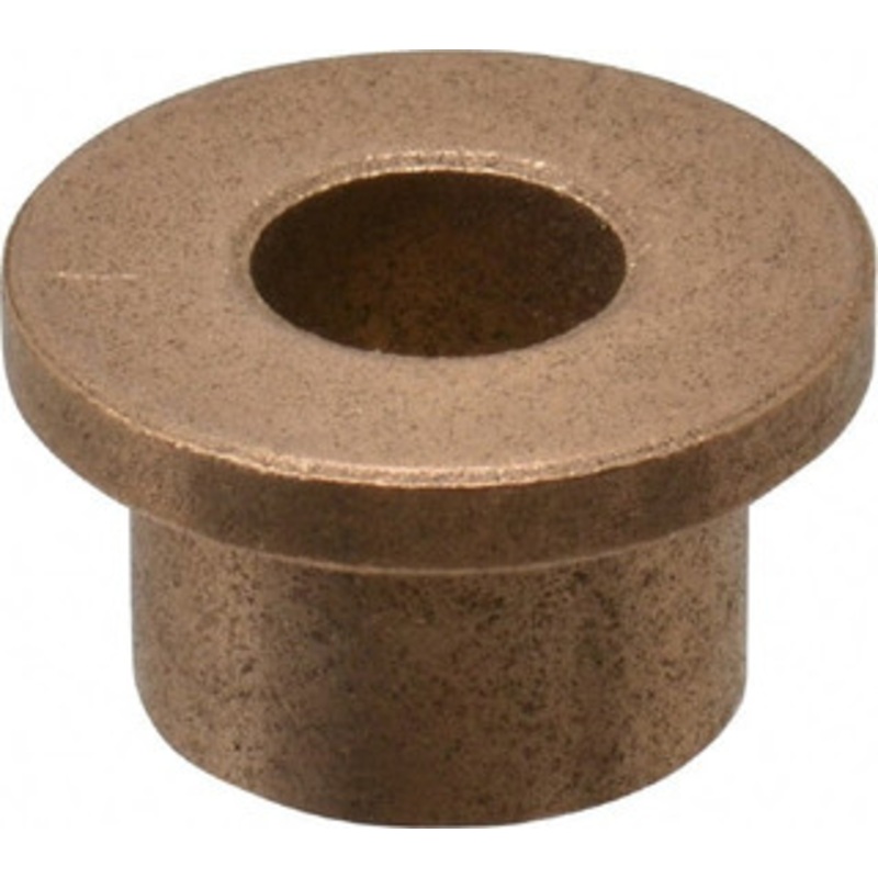 Boston Gear 3/8 Inside x 5/8 Outside Diam, Oil Impregnated Bronze Sleeve Bearing 7/8 Flange Outside Diam, 1/8 Flange Thickness, 1/2 OAL 35566 - 06454615