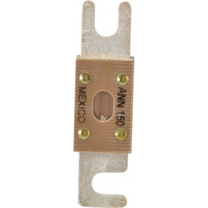 Bussmann 150 Amp Non-Time Delay Fast-Acting Forklift & Truck Fuse 125VAC, 80VDC, 3.18 Long x 0.75 Wide, Littelfuse CNN150, Bussman ANN-150, Ferraz Shawmut CNN150 ANN-150 - 75270553