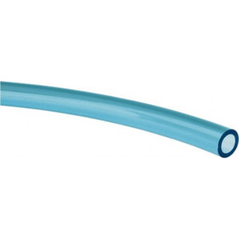 Coilhose Pneumatics 12mm OD, Cut to Length Polyurethane Tube Transparent Blue, 120 Max psi, 95 Hardness PT1220-250TB - 48693808