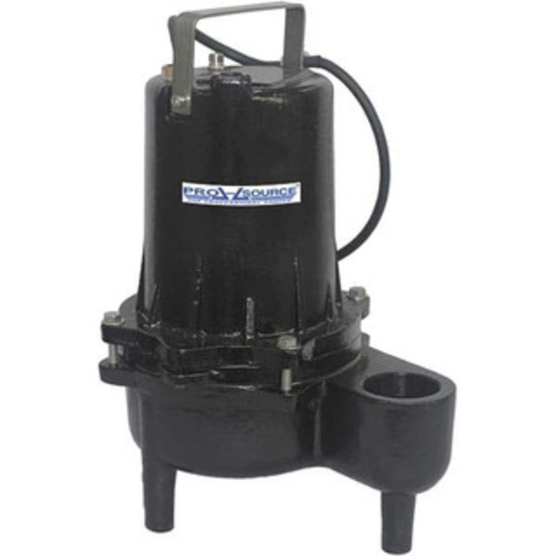 PRO-SOURCE Submersible, Sump & Sewage Pumps, Type: Sewage, Operation: Manual, Voltage: 115 VAC, Amperage Rating: 10.5, Horsepower: 1/2, Outlet Size: 2 (Inch) PS-090GR0003 - 90338773
