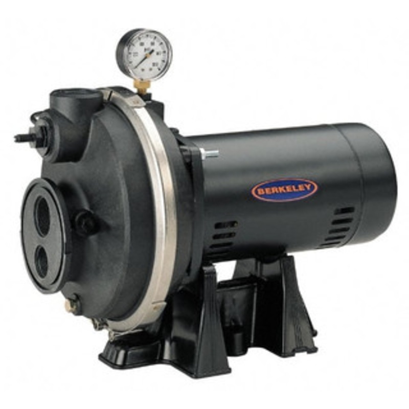 Berkeley Pump Jet Pumps, Horsepower: 1-1/2, Shut Off Feet: 50 (Feet), Amperage Rating: 19.2/9.6, Housing Type: Fibrgls/Polypro 15PLS11C - 09902487