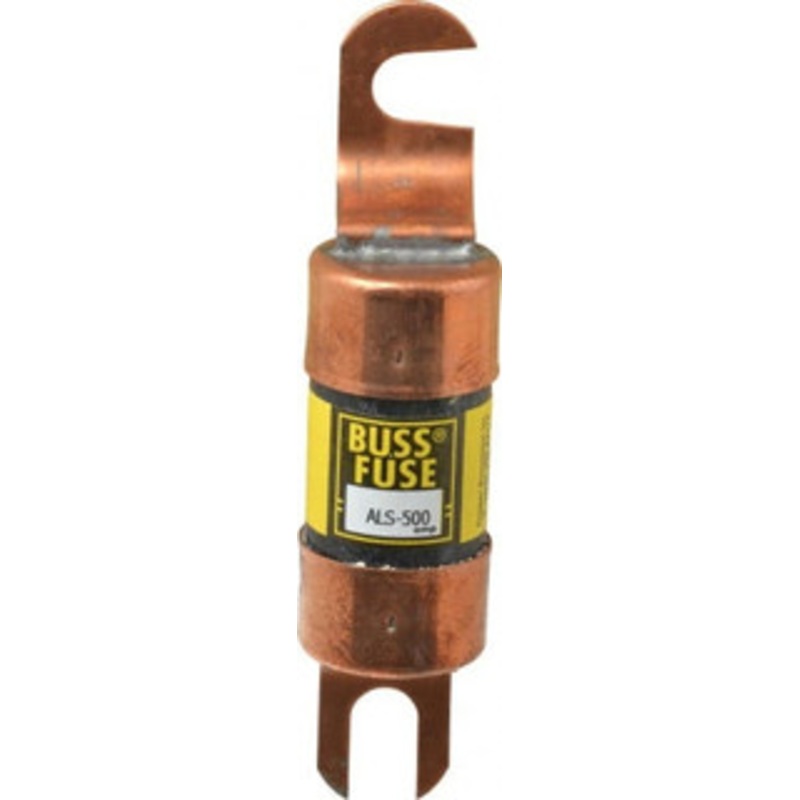 Bussmann 500 Amp Time Delay Fast-Acting Forklift & Truck Fuse 48VDC, 4.71 Long x 1 Wide, Bussman ALS-500, Ferraz Shawmut ALS450 ALS-500 - 75270330