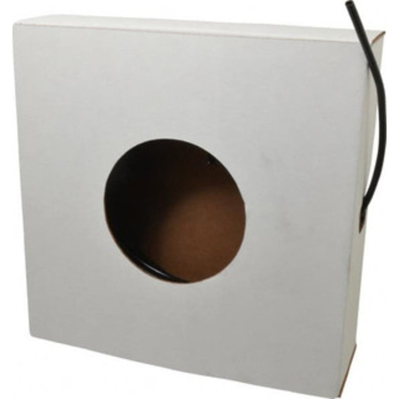 Coilhose Pneumatics 0.16 ID x 1/4 OD, 100 ft. Long, Polyurethane Tube Black, 148 Max psi, -60 to 200F PT0404-100KD - 09775008