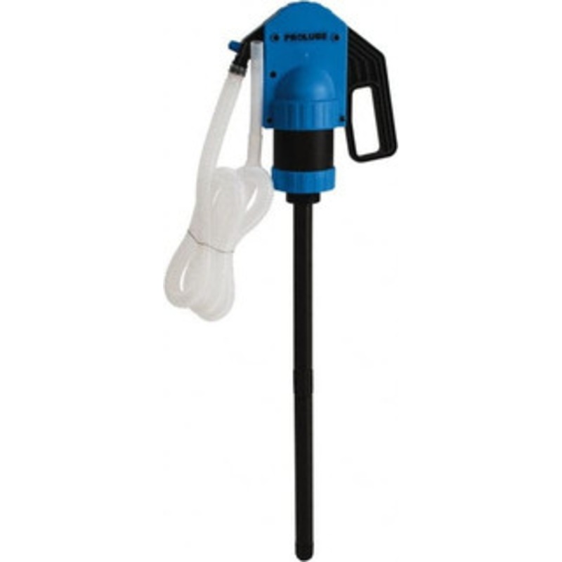 PROLUBE 8 Strokes per Gal, Polypropylene Hand Operated Transfer Pump 17 oz per Stroke, For 15 to 55 Gal Drums, For Antifreeze, Detergents, Water Based Media, Lubricants, Agricultural Chemicals, Herbicides Pesticides, Hydraulic Oils PLP/02 - 85062529