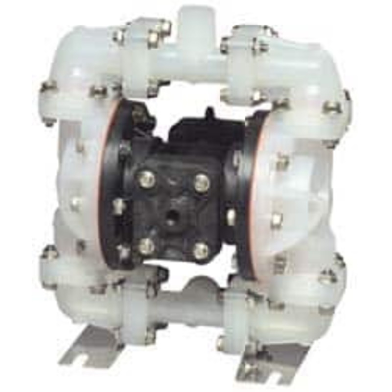 SANDPIPER Pump 1/2 NPT, Nonmetallic, Air Operated Diaphragm Pump PTFE Diaphragm, Polypropylene Housing S05B2P2TPNS000. - 05313333