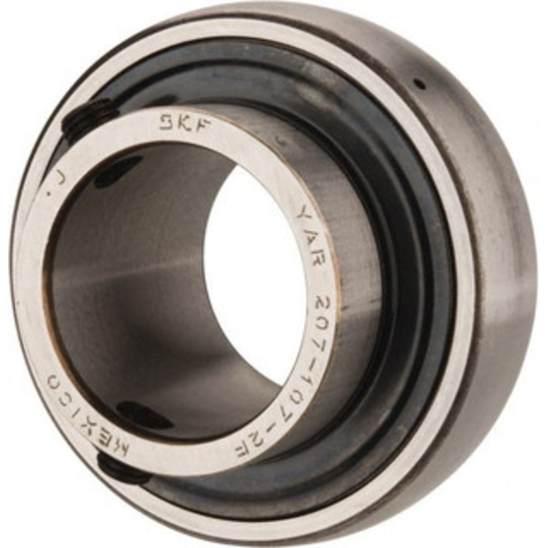 SKF 1-7/16 ID x 2.8346 OD, 4,410 Lb Dynamic Capacity, Insert Bearing Insert Bearing 3/4 Race Width, 3,440 Lb Static Capacity YAR 207-107-2F - 88001789