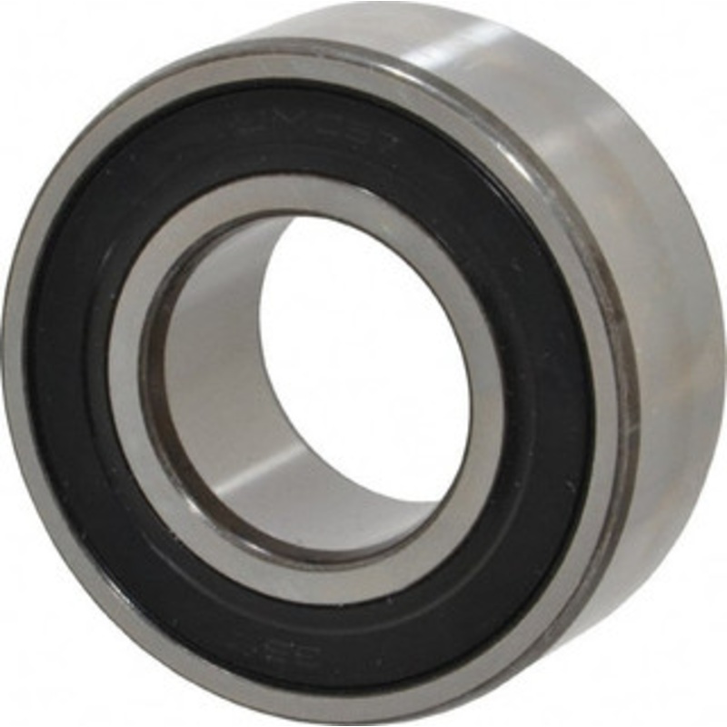 SKF 30mm Bore Diam, 62mm OD, Double Seal Angular Contact Radial Ball Bearing 23.8mm Wide, 2 Rows, Round Bore, 20,800 Lb Static Capacity, 28,600 Lb Dynamic Capacity 3206 A-2RS1 - 45672292