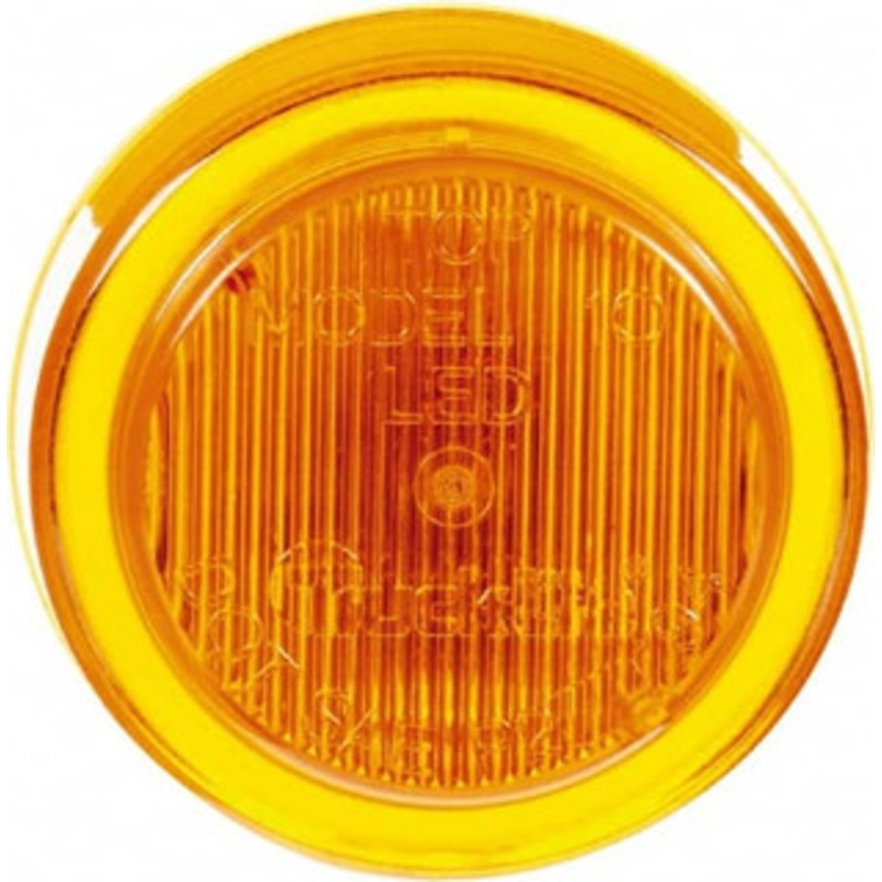 Truck-Lite 2-1/2 Long Marker Clearance 12 Volt, LED, Round Lens, Yellow 10250Y - 39603436