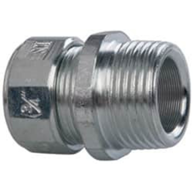 Crouse-Hinds 0.15 to 0.25 Liquidtight Straight Strain Relief Cord Grip 3/4 NPT, 1-5/16 OAL, Steel CG75 250 - 04504544