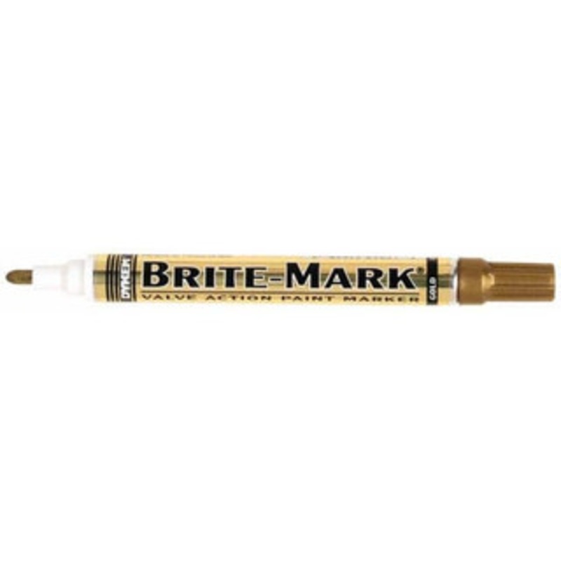 Dykem Gold Oil-Based Paint Marker Medium Tip, Oil Based 84051 - 08350647