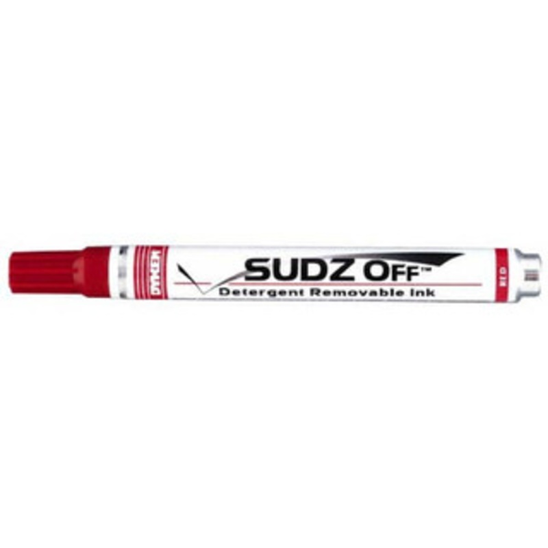 Dykem Red Dye and Pigment-Based Ink Marker Medium Tip, Water Resistant Ink 91939 - 04453841