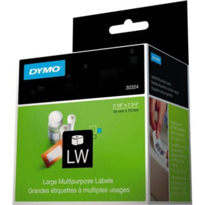 DYMO 2-1/8 x 2-3/4 White Label Printer Cartridge For DYMO LabelWriter Printers 30324 - 78416997