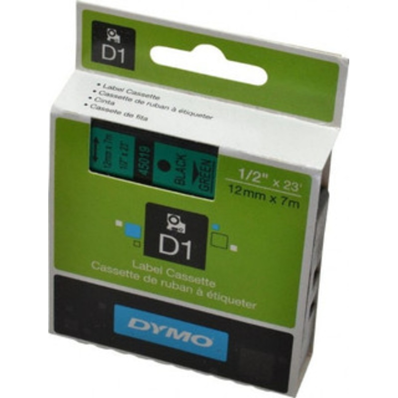 DYMO 23 ft. Black Label Tape 23 ft. Long 45019 - 00127092