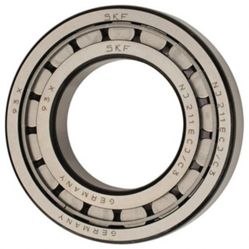 SKF 55mm Bore Diam, 100mm Outside Diam, 21mm Wide Cylindrical Roller Bearing 84,200 N Dynamic Capacity, 95,000 Lbs. Static Capacity NJ 211 ECJ/C3 - 43341890