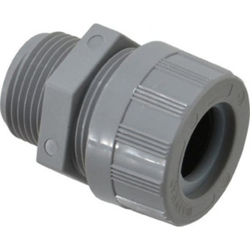 Woodhead - Molex 0.75 to 0.875 Liquidtight Straight Strain Relief Cord Grip 1 NPT, Nylon 5556 - 70497193