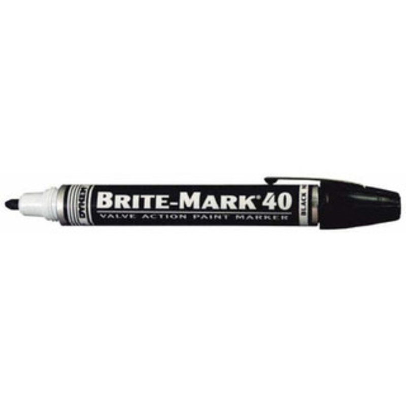 Dykem Black Oil-Based Paint Marker Broad Tip, Oil Based 40003 - 07519291