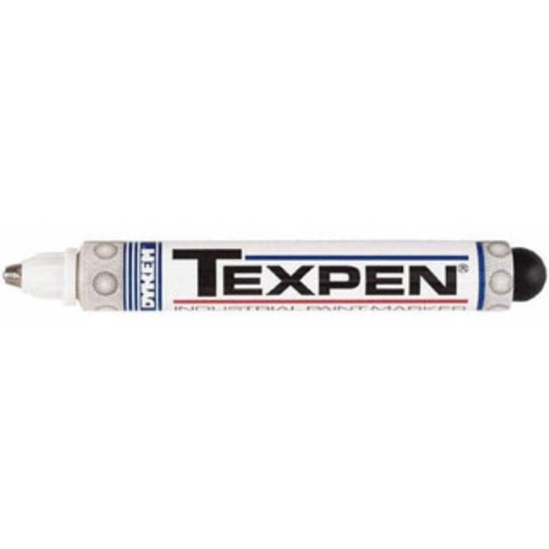 Dykem White Paint Marker Medium Tip, Oil Based 16083 - 07519085