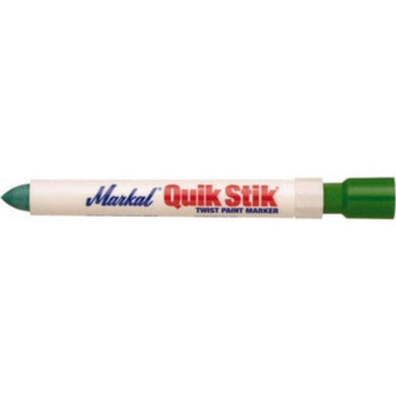 Markal Green Solid Paint Marker Round Paint Tip, Alcohol Base Ink 61069 - 03461902