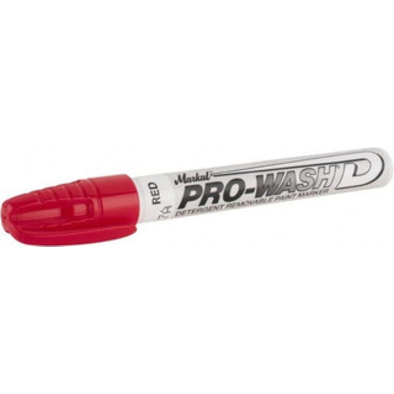 Markal Red Oil-Based Paint Marker Fine Tip, Alcohol Base Ink 97012 - 51017077