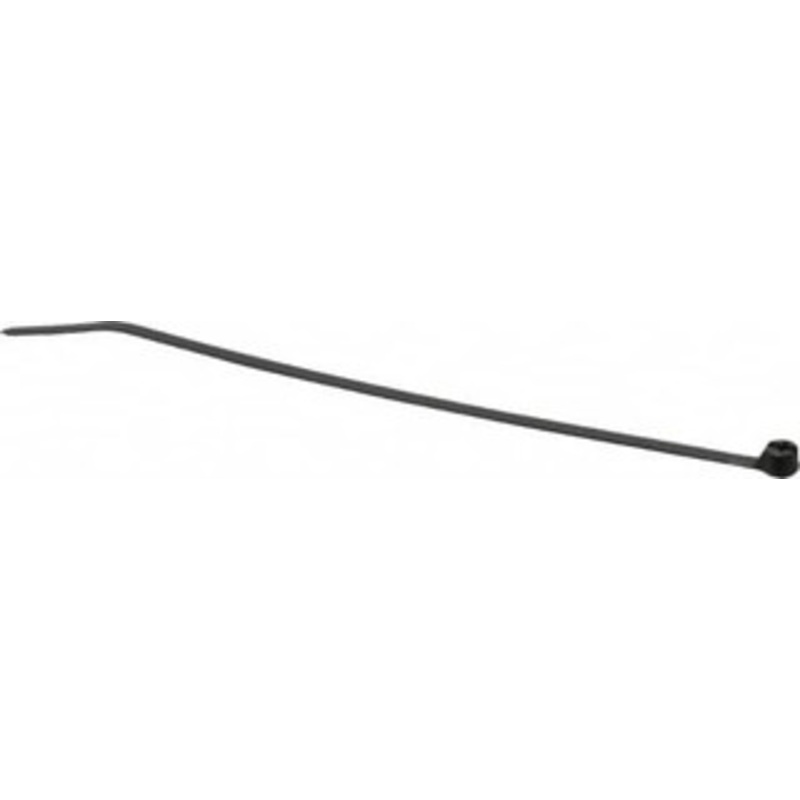 Thomas & Betts 7.31 Long Black Nylon Standard Cable Tie 50 Lb Tensile Strength, 1.09mm Thick, 44.45mm Max Bundle Diam TY525MX - 54066055