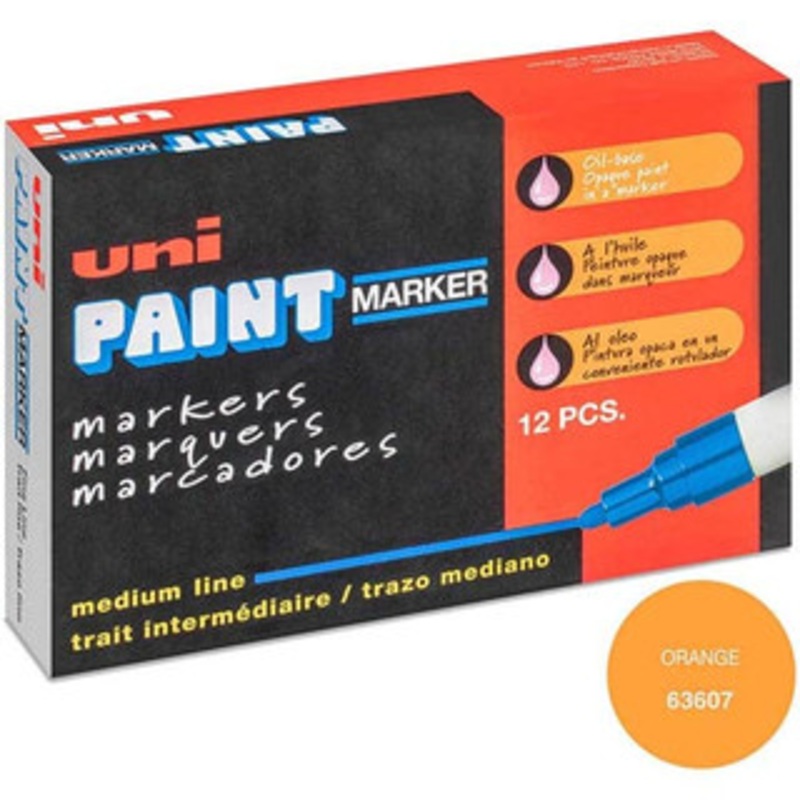 uni-ball Orange Paint Marker Bullet Tip 63607 - 57171365