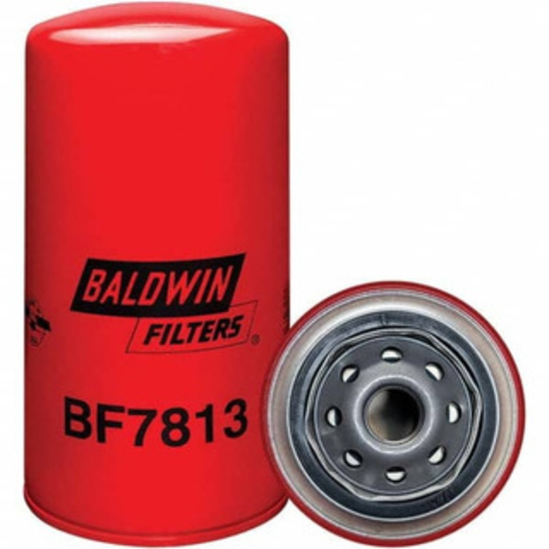 Baldwin Filters Automotive Fuel Filter Cummins 4897833, Donaldson P550881, Fleetguard FF5420, Fram P9697, Hastings FF1202, Komatsu 40040300126, Wix 533654 BF7813 - 16643918