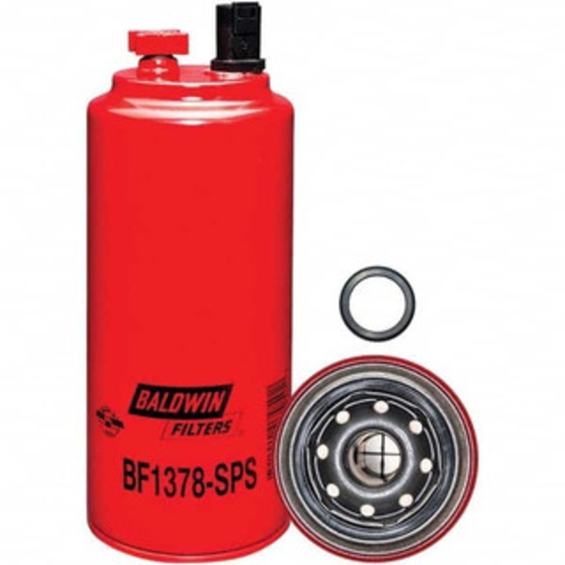 Baldwin Filters Automotive Fuel/Water Separator Element Case 87393392, Cummins 4934879, Fleetguard FS1065, Fram PS10716, Hastings FF1172SPS, Purolator F75941, Wix 533965 BF1378-SPS - 16641748