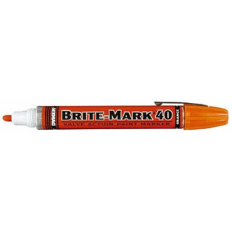 Dykem Orange Oil-Based Paint Marker Broad Tip, Oil Based 40010 - 07519333