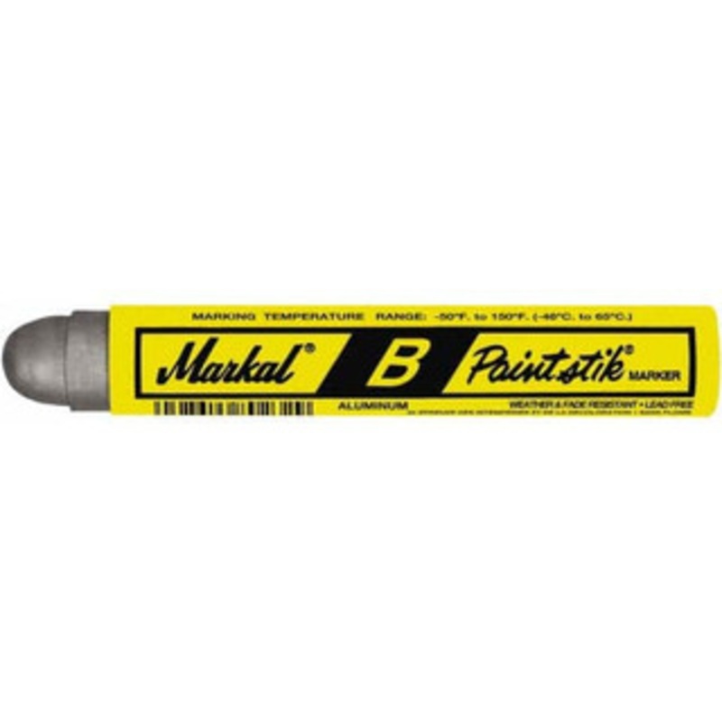 Markal Aluminum Paint Marker Round Crayon Tip, Oil Base Ink 80232 - 79373833