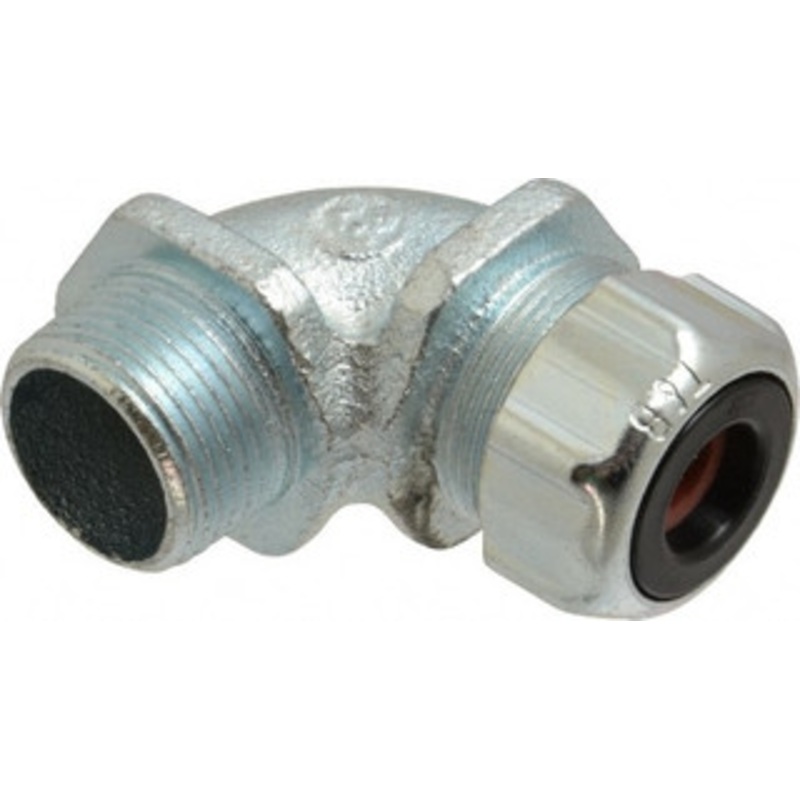 Thomas & Betts 0.25 to 0.375 Liquidtight Elbow Strain Relief Cord Grip 3/4 NPT, Iron 2271 - 54116959