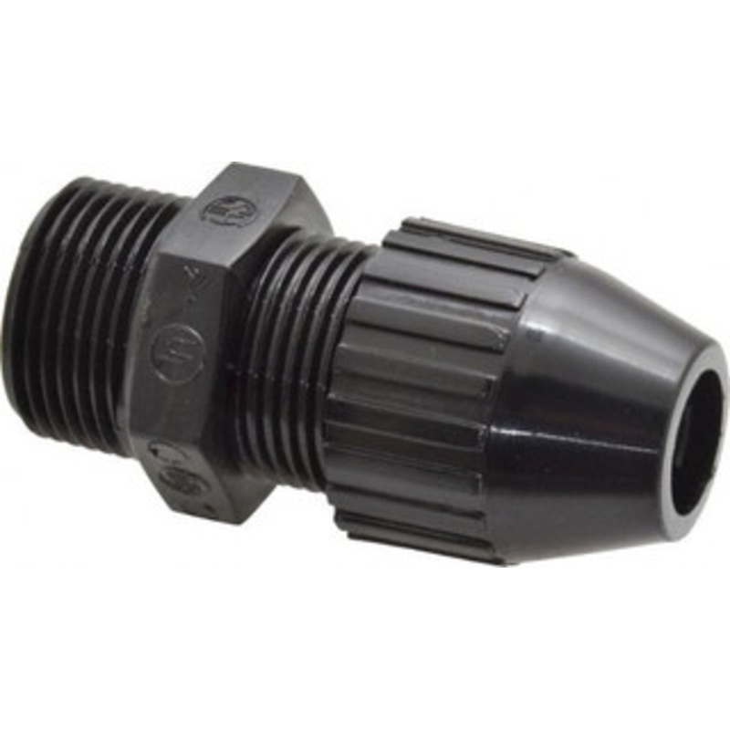 Thomas & Betts 0.4 to 0.56 Liquidtight Straight Strain Relief Cord Grip 3/4 Thread, 2.7 OAL, Nylon 2694 - 54060538