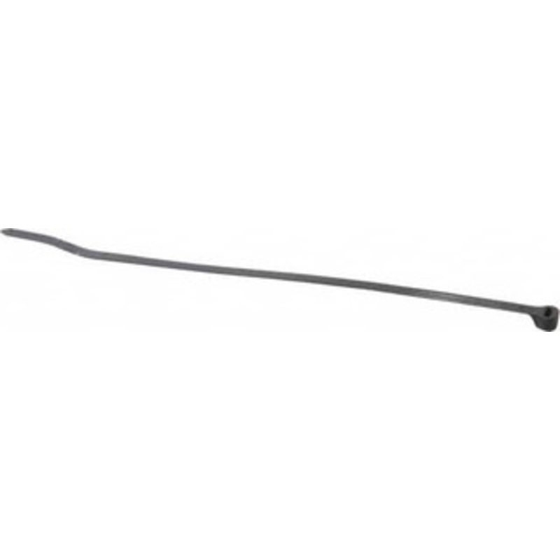 Thomas & Betts 7.31 Long Black Nylon Standard Cable Tie 50 Lb Tensile Strength, 1.09mm Thick, 44.45mm Max Bundle Diam TY25MX - 04942611