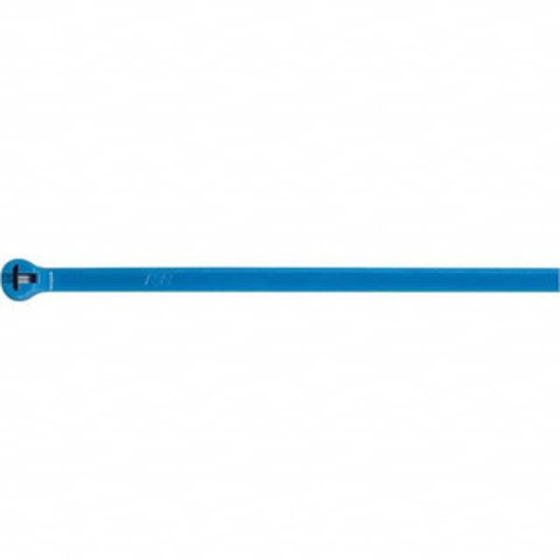 Thomas & Betts Cable Ties, Cable Tie Type: Standard Cable Tie, Material: Nylon, Color: Blue, Overall Length (Decimal Inch): 5.5000, Maximum Bundle Diameter (mm): 35, Maximum Bundle Diameter (Decimal Inch): 1.3800 TY24M-6 - 90870015