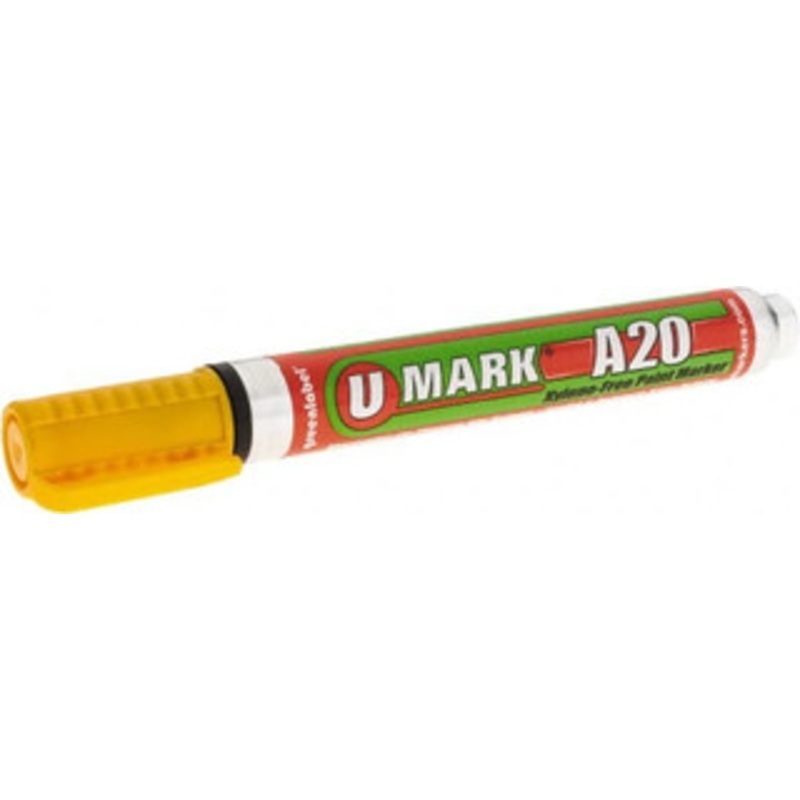 U-Mark Markers & Paintsticks A20 YELLOW XYLENE FREE PAINT MARKER 10706 - 51421261