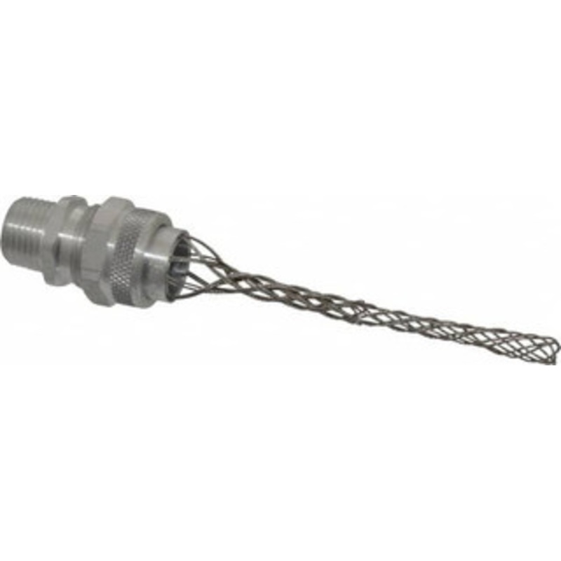 Woodhead - Molex 0.25 to 0.375 Liquidtight Straight Strain Relief Cord Grip 1/2 NPT, 4-1/2 OAL, Aluminum 36251 - 70497342