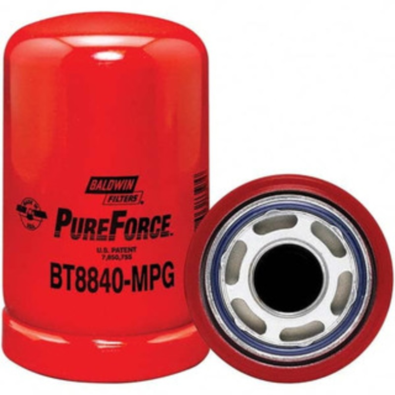 Baldwin Filters Automotive Hydraulic Filter AC Delco PF1776, Case A165029, Caterpillar 7X5312, Donaldson P761064, Fleetguard HF6552, Fram P6881, Hastings HF717, John Deere RE69054, Komatsu 848100086, Purolator H35235, Wix 51455 BT8840-MPG - 11915667