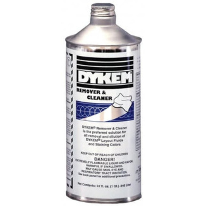 Dykem Layout Fluid Remover and Thinner 32 Ounce Bottle 82638 - 00264127