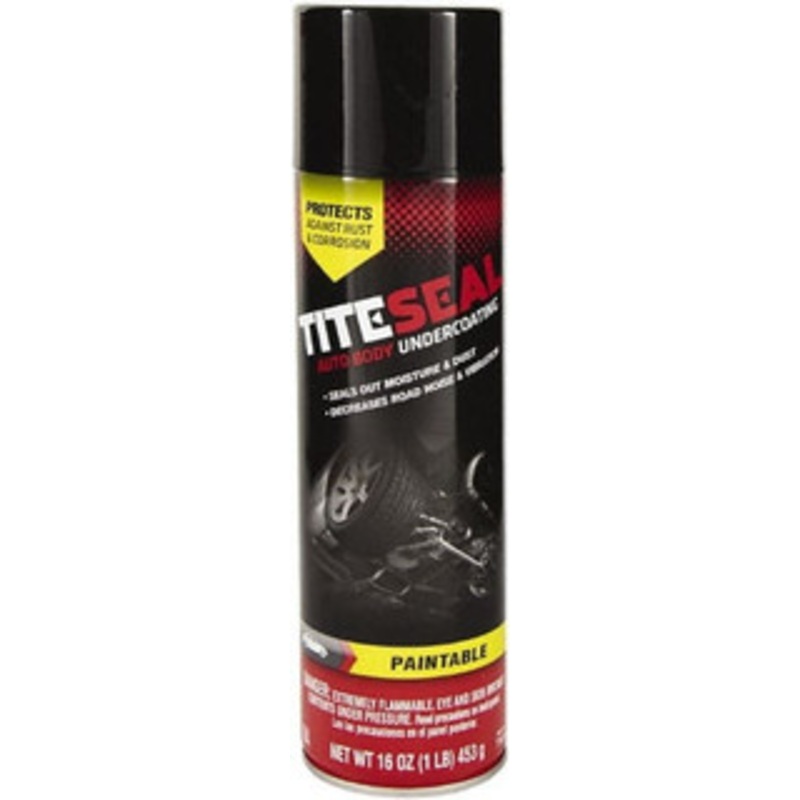 GUNK 20 oz, Black, Paintable Undercoating Comes in Aerosol Can T1616 - 08317687