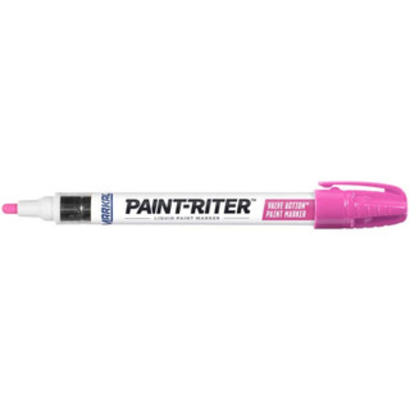 Markal Pink Lead-Free Paint Marker Fiber Tip, Alcohol Base Ink 96830 - 06900567