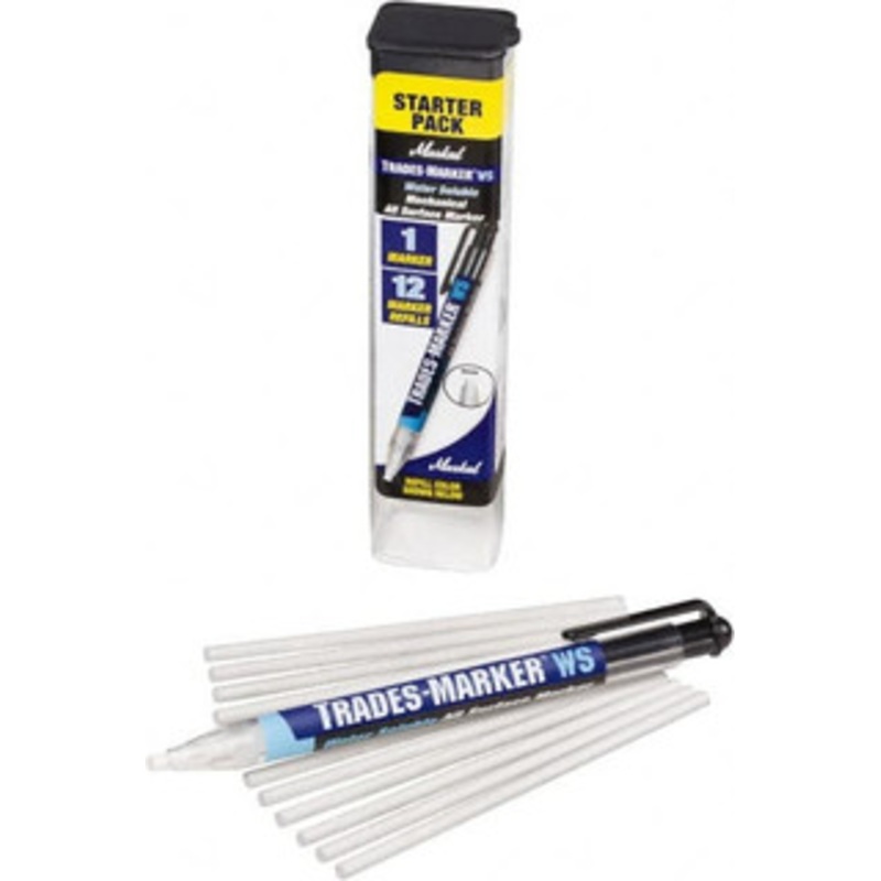Markal White All Purpose Wax Crayon Flat Tip 96190 - 51490605