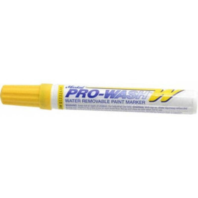 Markal Yellow Oil-Based Paint Marker Fine Tip, Alcohol Base Ink 97031 - 51017127
